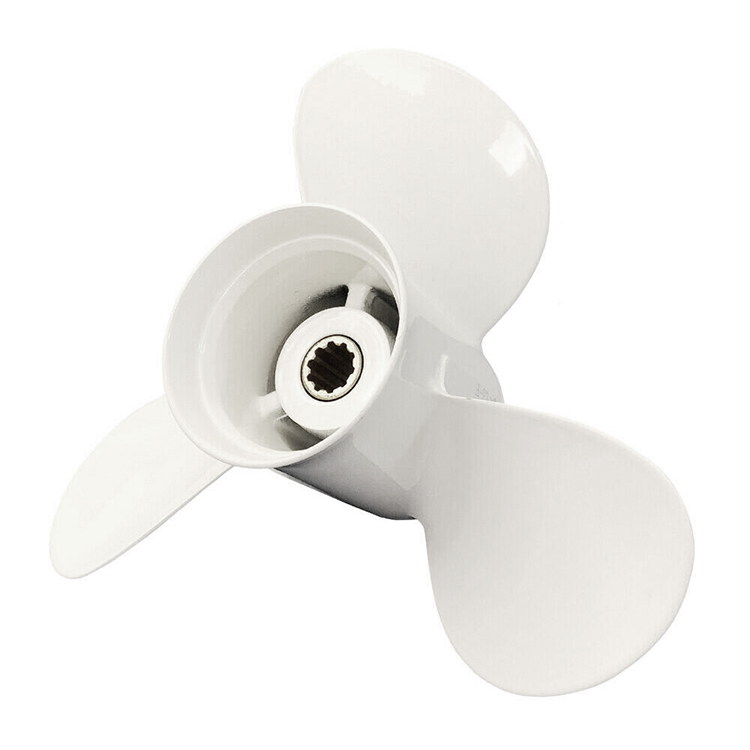 Supply 664-45941-01-EL Aluminium Propeller with size 9-7/8*9-F 3 Blades for Yamaha 20-30Hp Outboard Engine