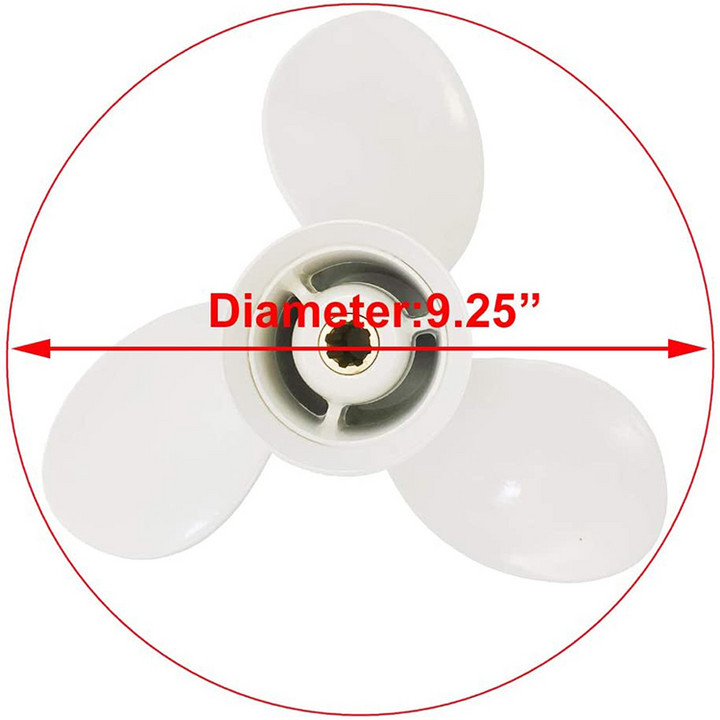high quality marine parts stainless steel outboard propeller FOR YAMAHA 15HP 63V-45952-00-EL 63V-45945-00-EL