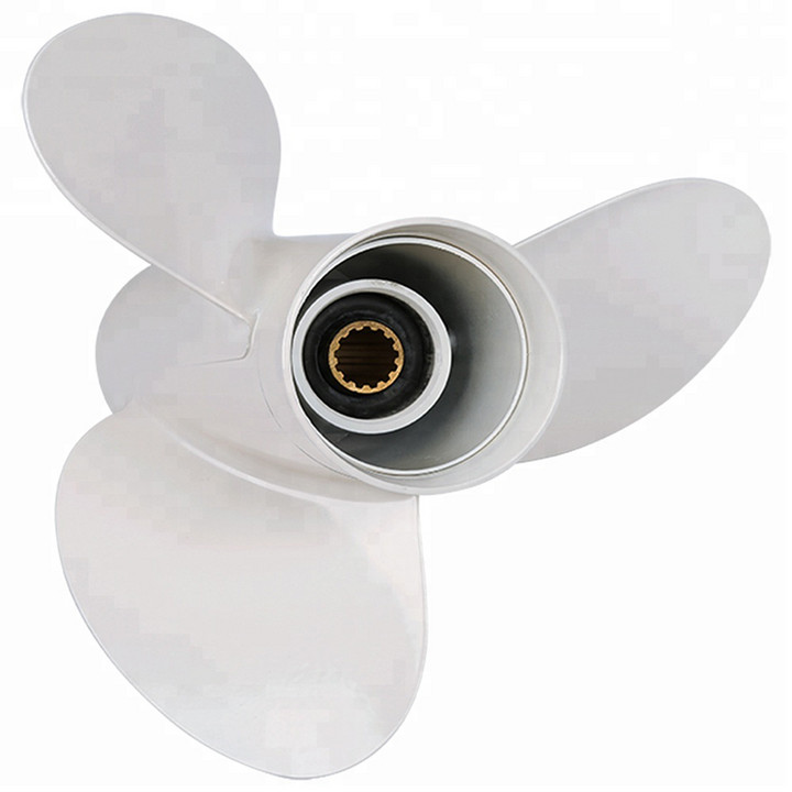 Boat Outboard Propeller for Yamah 25-60HP 11 1/4 x 14 Marine Propeller 13 Spline Tooth 663-45958-01-EL