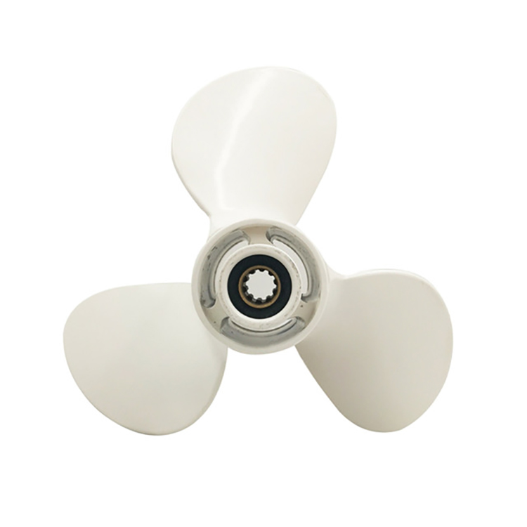 Supply 664-45941-01-EL Aluminium Propeller with size 9-7/8*9-F 3 Blades for Yamaha 20-30Hp Outboard Engine