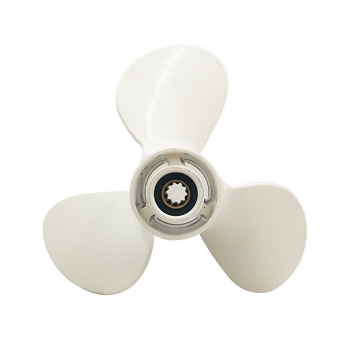 Supply 664-45941-01-EL Aluminium Propeller with size 9-7/8*9-F 3 Blades for Yamaha 20-30Hp Outboard Engine