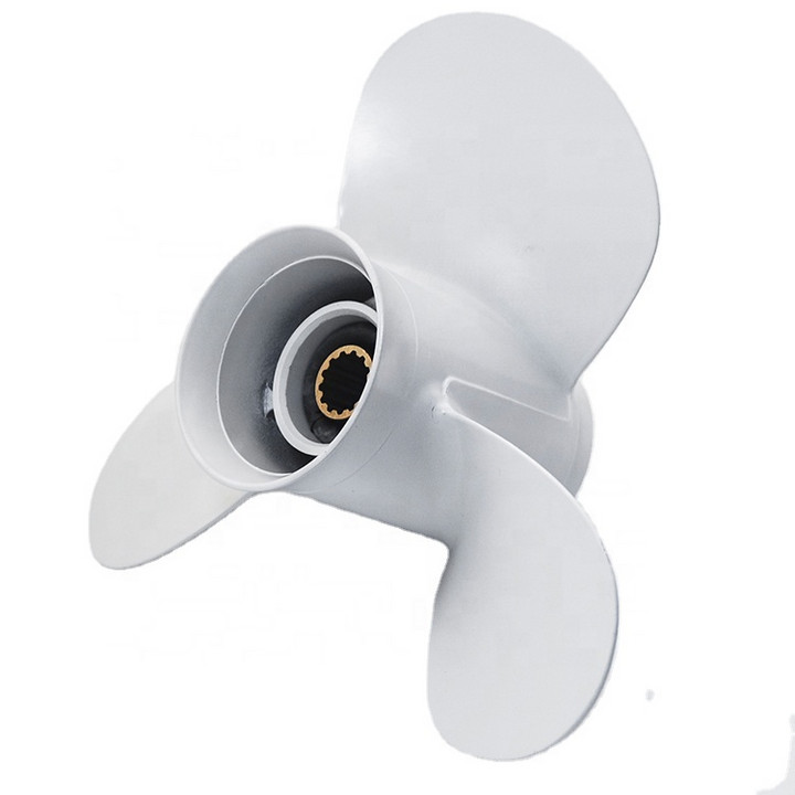 high quality outboard parts propeller for yamaha 663-45945-02-EL(69W-45945-00-EL) 20/25/30HP