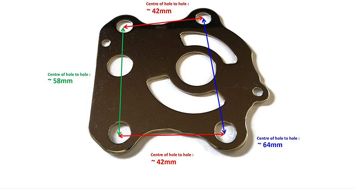 OUTER PLATE FOR YAMAHA 60HP 663-44323-00;6H3-44323-00;670-44323-00