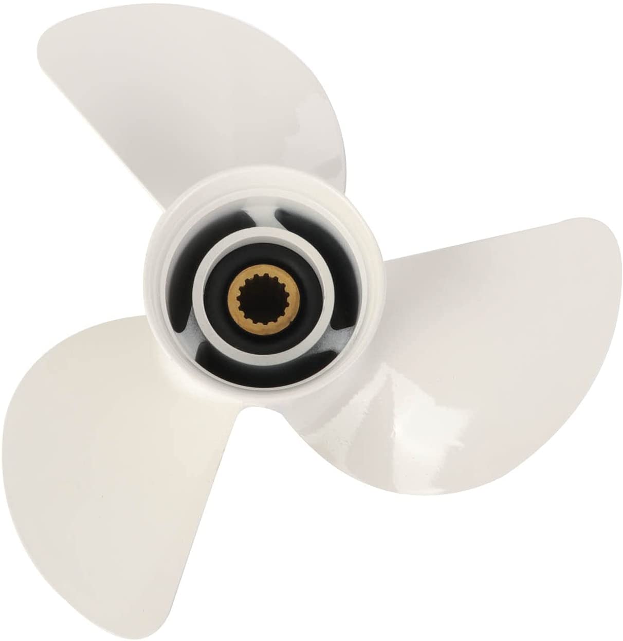 50-130HP Outboard Motor Boat Propeller 6E5-45947-00-EL with Size 13-1/2*15" for Yamaha 75HP Outboard Engine