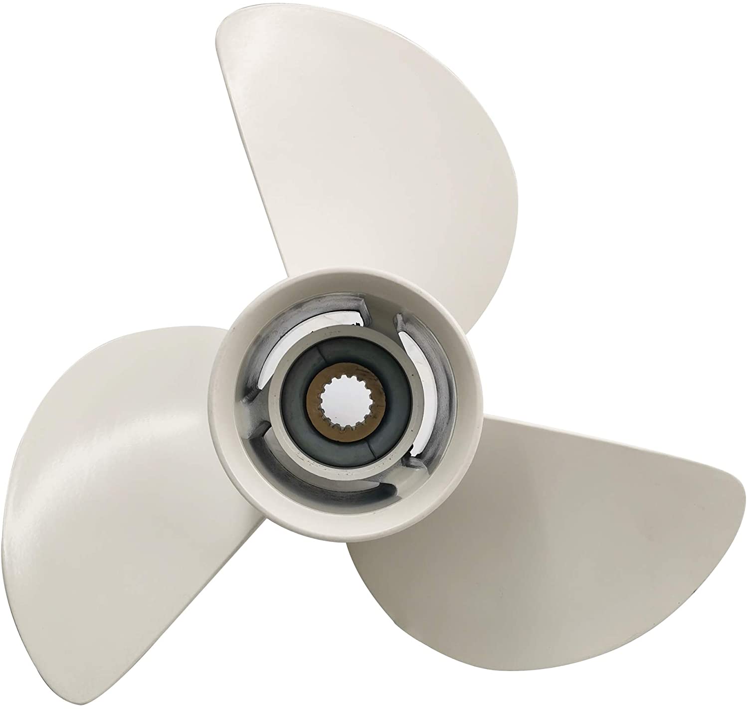 50-130HP Outboard Motor Boat Propeller 6E5-45947-00-EL with Size 13-1/2*15" for Yamaha 75HP Outboard Engine