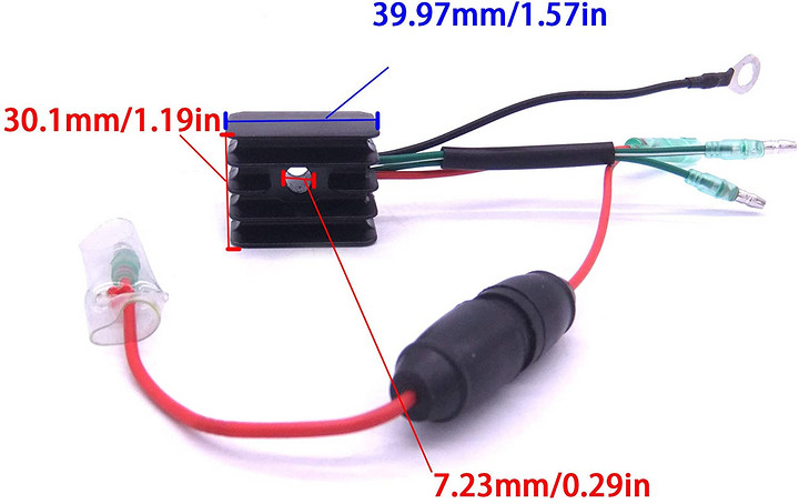 661-81970-62 6G1-81970-62-00 for outboard motor 20hp 40hp Rectifier Assy