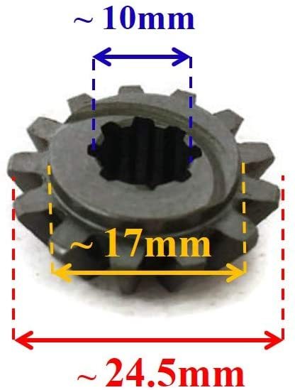 6L5-45551-00 6L5-45551 Outboard Engine Pinion Gear for Yamaha F2.5 3MH 3G 3L 3S Boat Engines