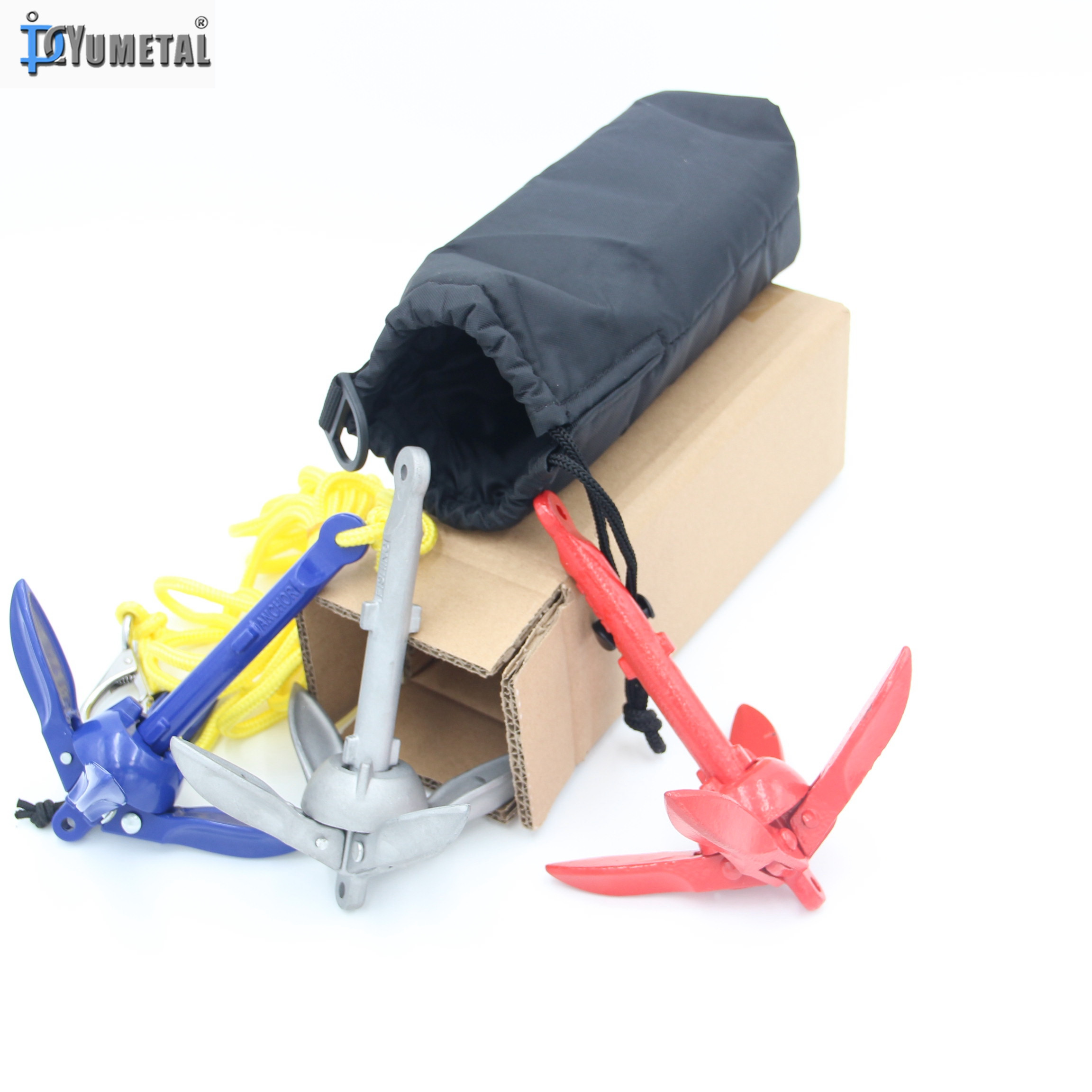 Aluminium folding anchor kit kayak anchor kit