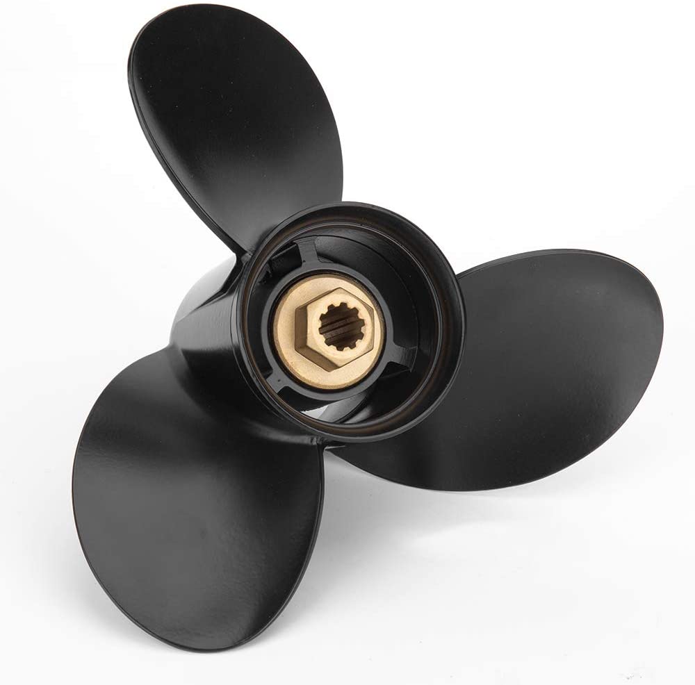 Boat Screw Propeller 48-19640A40 Mercury Marine Propeller Size 3X10-3/8X13" for Mercury 9.9HP 15HP 18H