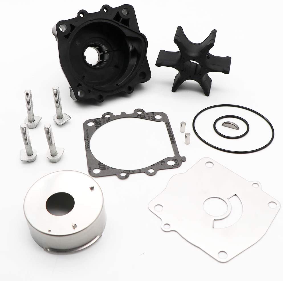 Impeller Water Pump Repair Kit with Housing for Yamaha 61A-W0078-A3 V6 Outboards 115-250 HP Fits
