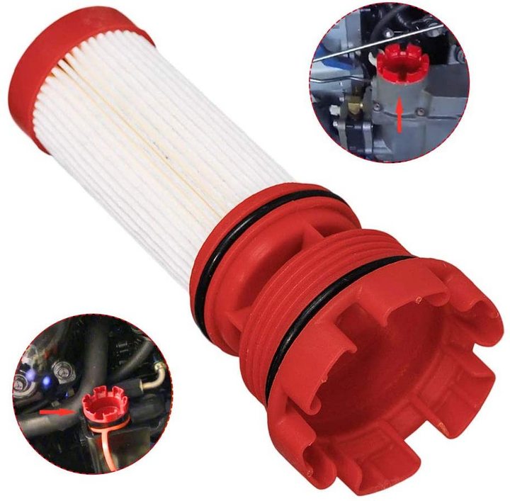 APE RACING Fuel Filter Replacement for 75 hp - 250 hp Mercury Outboard Replace MERCURY 35-8M0020349 35-884380T 35-8M0060041 35-884380T 35-8M0122423 Sierra 18-7981 18-7981