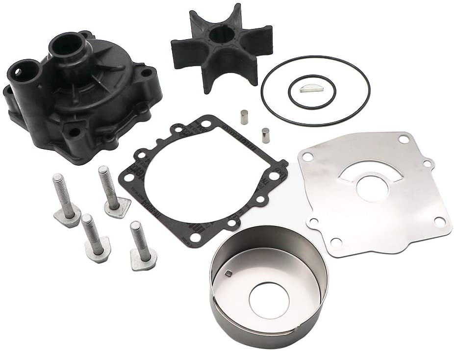 Impeller Water Pump Repair Kit with Housing for Yamaha 61A-W0078-A3 V6 Outboards 115-250 HP Fits