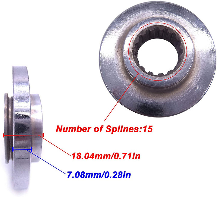 outboard parts propeller spacker for yamaha 75hp OEM 688-45987-00