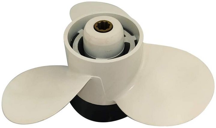 Aluminum Marine Boat Outboard Propeller OEM 683-W4592-02-EL 9 3/4 X 6 1/2 For Yamaha Engine 9.9-15 HP