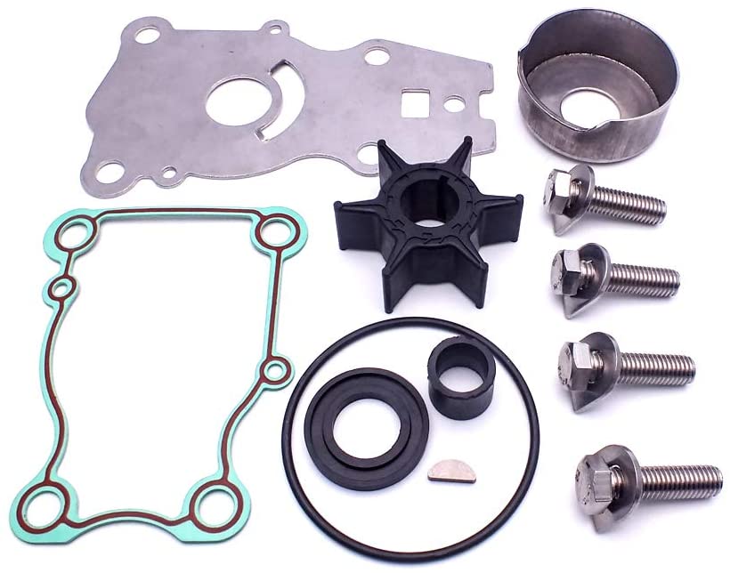 Boat Engines 66T-W0078-00 Water Pump Repair Kit without Housing for Yamaha 25HP 30HP 40HP Outboard Engine, 18-3440 Sierra Marine