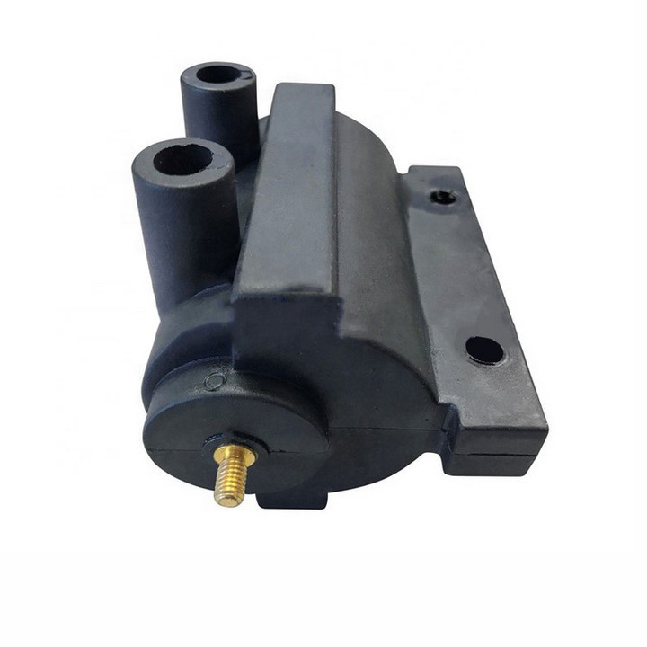 Black 5 OHM Ignition Coil for Harley Panhead Shovelhead Sportster 65-79 12 VOLT REPL OE # 31609-65A