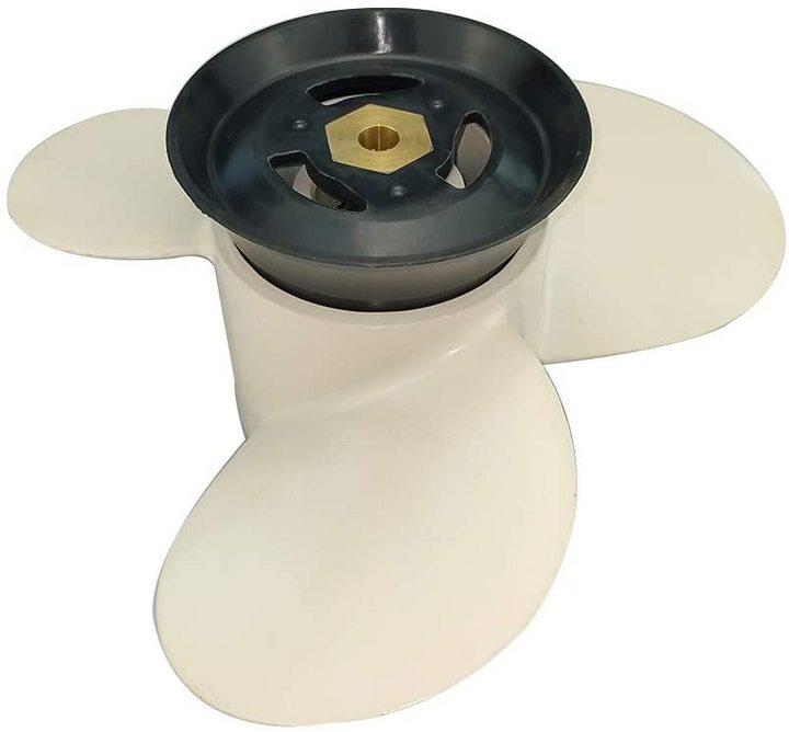 Aluminum Marine Boat Outboard Propeller OEM 683-W4592-02-EL 9 3/4 X 6 1/2 For Yamaha Engine 9.9-15 HP