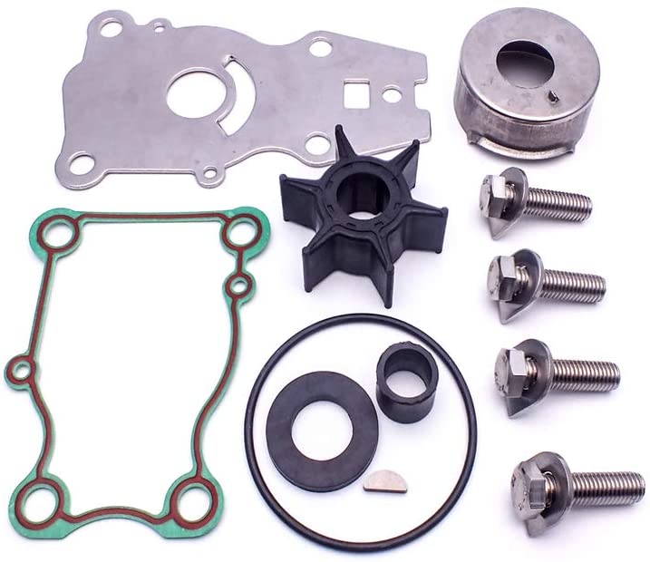 Boat Engines 66T-W0078-00 Water Pump Repair Kit without Housing for Yamaha 25HP 30HP 40HP Outboard Engine, 18-3440 Sierra Marine