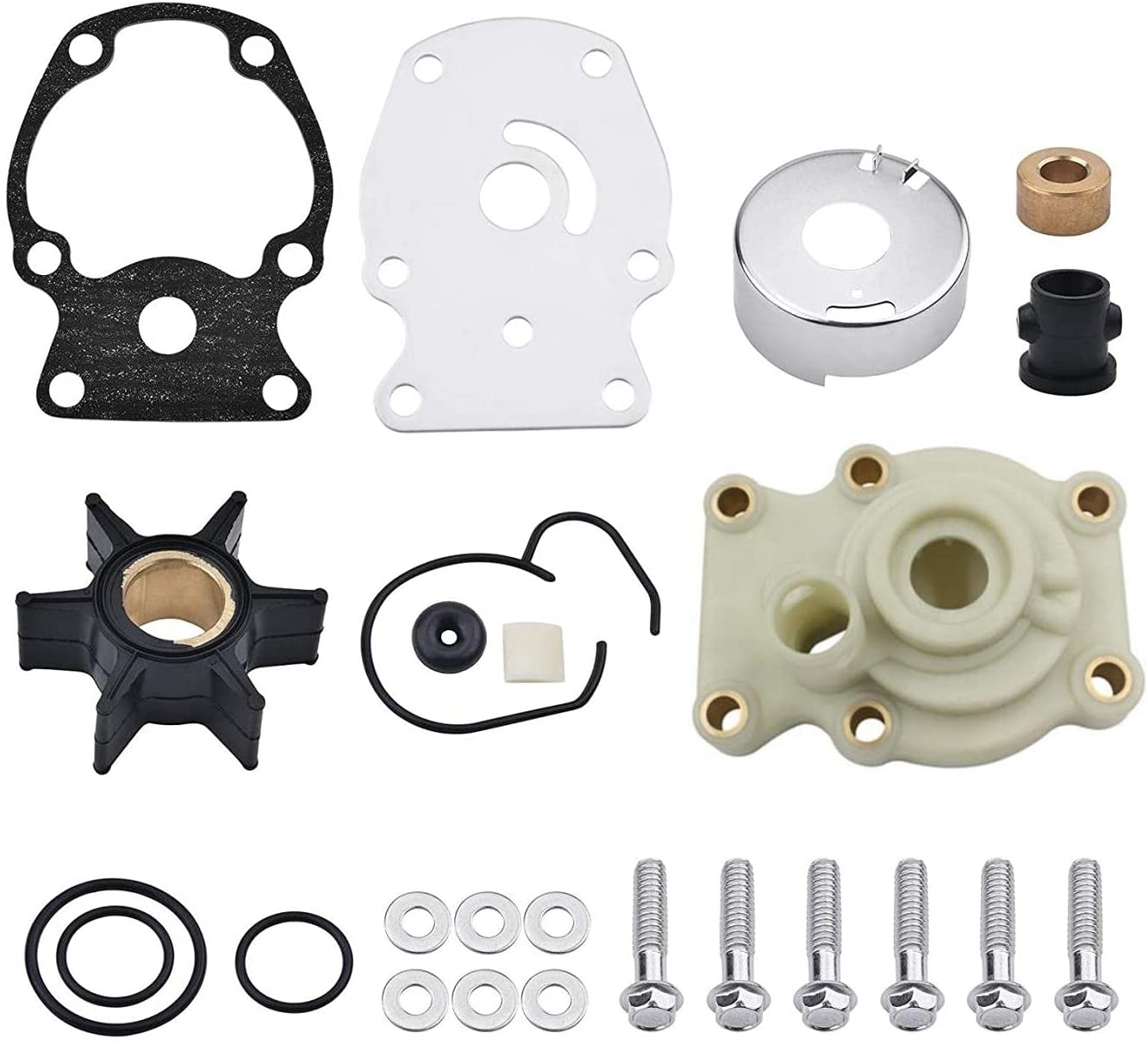 Water Pump Repair Kit for Johnson Evinrude 20/25/30/35 HP Outboard Replaces 393630