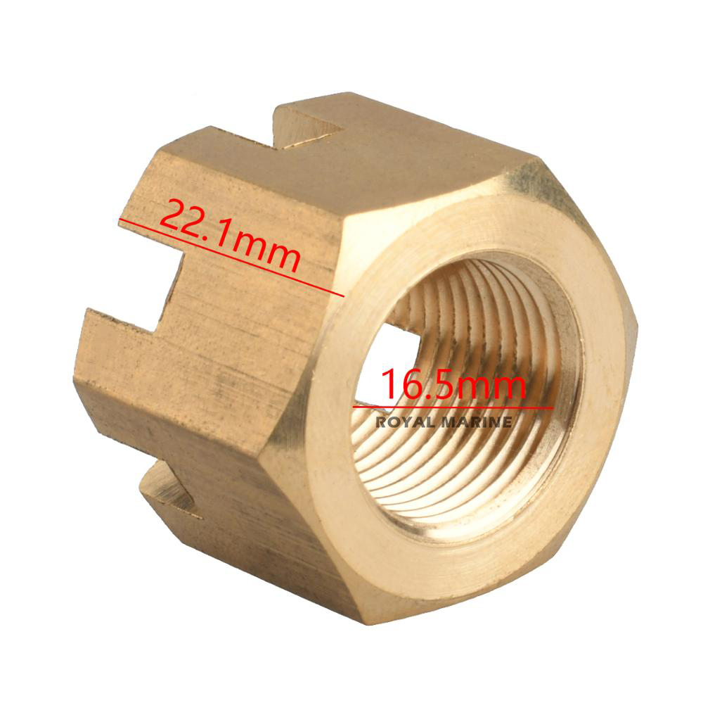 90171-18M04 Propeller Nut Castle for Yamaha 115HP 130HP 150HP 175HP 200HP 225HP 250HP Outboard Engine