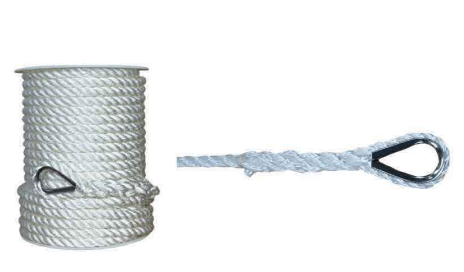 Nylon 3 Strand Twisted Anchor Line