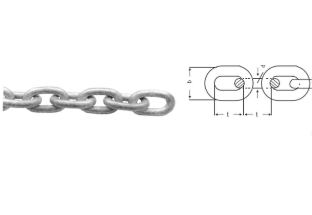 ANCHOR CHAIN DIN766,SHORT LINK,HOT DIPPED GALV
