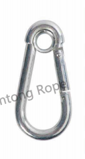 SNAP HOOK,ELECTRIC GALVANIZED,WITH EYELET
