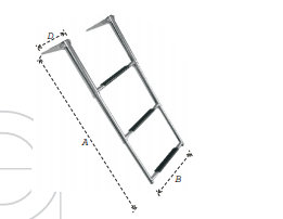 TELESCOPIC LADDER AISI316