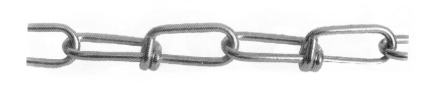 a)STANDARD DOUBLE LOOP CHAIN,WELDLESS