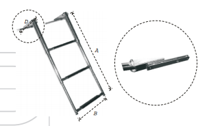 TELESCOPIC LADDDER AISI316