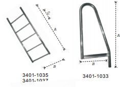 DOCK LADDER AISI316