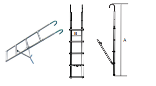 BOW LADDER AISI316