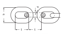 ANCHOR CHAIN DIN766,SHORT LINK,HOT DIPPED GALV.