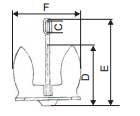 NAV Y-ANCHOR,PE-COATED