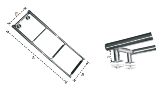 TELESCOPIC LADDER AISI316