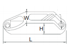 ROPE CLEAT AISI316