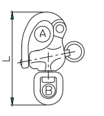 EYE SWIVEL SNAP SHACKLES