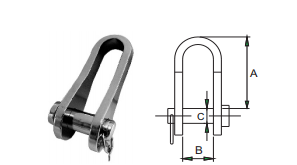 TOGGLES SHACKLES AISI316