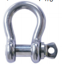 BOW SHACKLE AISI316,EYE-SCREW PIN