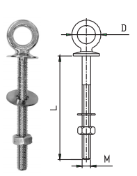 EYE BOLT WITH WELDER HEAD