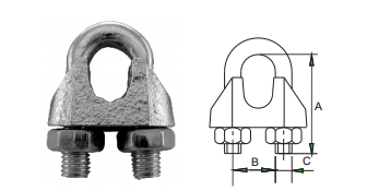 WIRE-ROPE-CLIP DIN 741