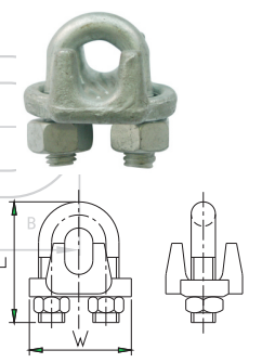 WIRE ROPE CLIP ACC.US-SPEC