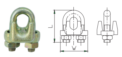 WIRE ROPE CLIPS ACC.US-SPEC