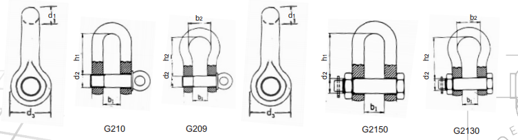 HIGH TENSILE SHACKLE