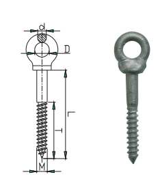 EYE BOLT WITH WOOD SCREW