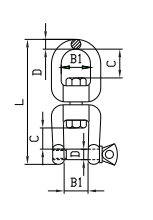 SWIVEL EYE-JAW