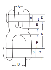 DOUBLE CLEVIS LINK"X"