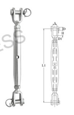 S0271 Rigging Screw Jaw/Jaw Welded Form