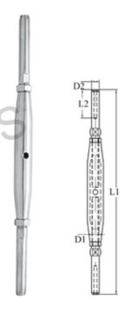 S0280 Rigging Screw Swage Stud/Swage Stud