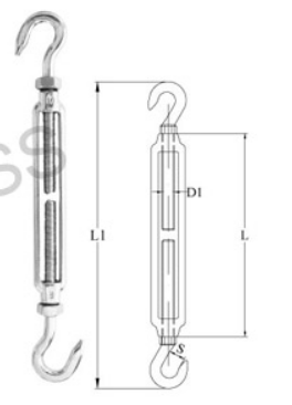 S0223P Turnbuck Hook/Hook